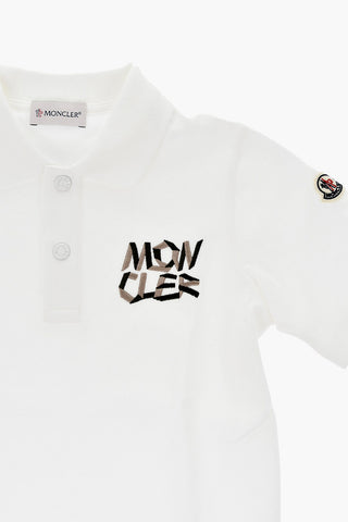 Polo in Cotone Piquet con Logo Ricamato