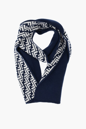 Schal aus Wolle mit Allover-Monogramm