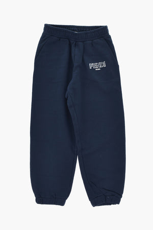 Baumwoll-Jogger mit geprägtem Logo