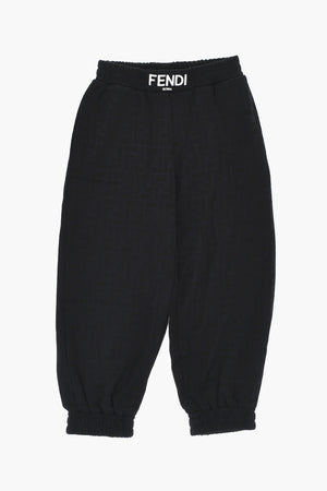 Nylon-Jogginghose Mit Allover-Monogramm-Glitzer