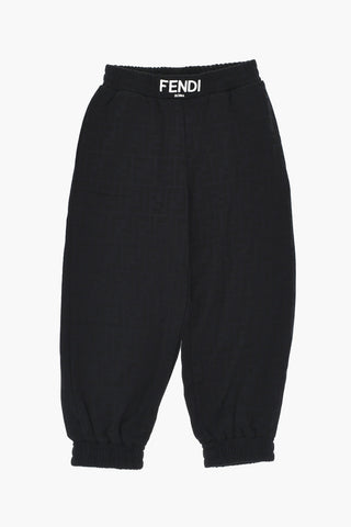 Joggers in Nylon con Monogram Glitter all -Over