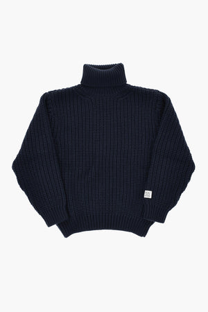 Rollkragenpullover Aus Schurwolle
