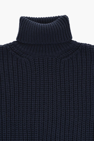 Virgin-Wool Turtleneck Sweater