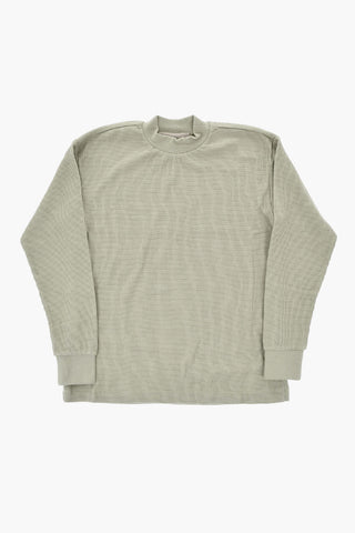 ESSENTIALS Maglia Girocollo a Nido D'ape