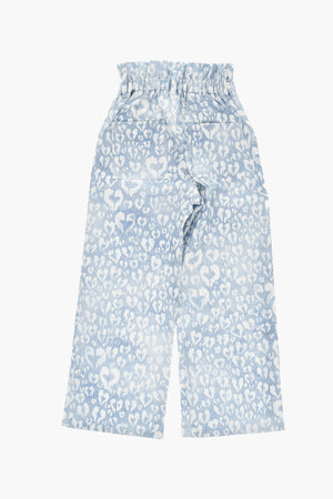 Boyfriend-Jeans mit Animalmuster