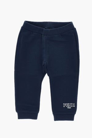Baumwoll-Jogginghose Mit Erhabenem Logo