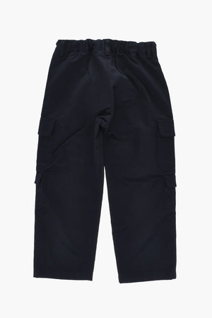 Cotton Cargo Pants With Gold-Effect Button