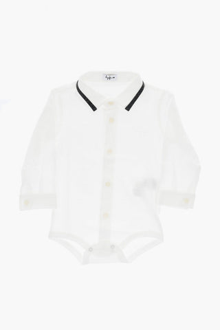 Polo a body in Cotone a Maniche Lunghe