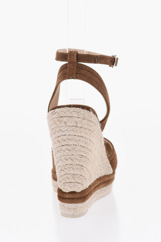 Espadrillas COLINA in Suede con Zeppa 11cm