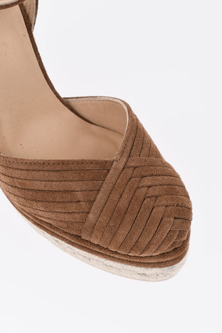 Espadrillas COLINA in Suede con Zeppa 11cm