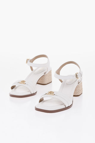 Ledersandalen MANDY Mit Kordelabsatz, 5 Cm