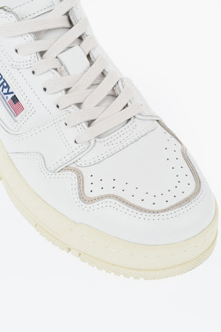 Leather Lace-Up Sneakers ROLM