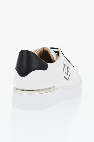 Leder-Sneaker HEXAGON mit Laretale-Logo