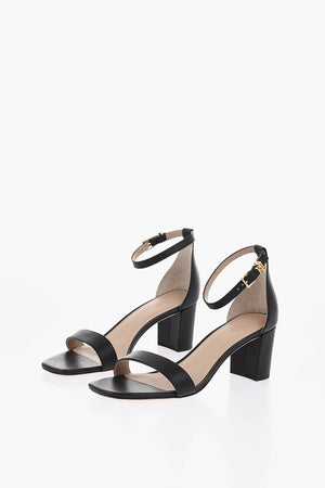 Leather Ankle-Strap Sandals LOGAN 7cm Heel