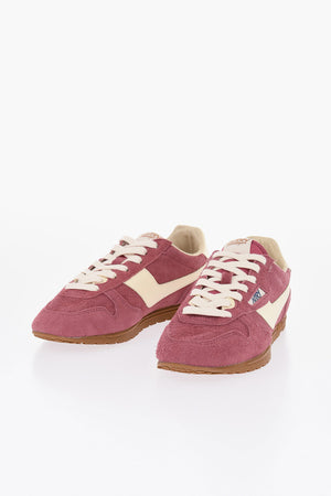 Suede Sneakers WINDSPIN With Contrast Detail