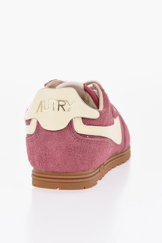 Suede Sneakers WINDSPIN With Contrast Detail