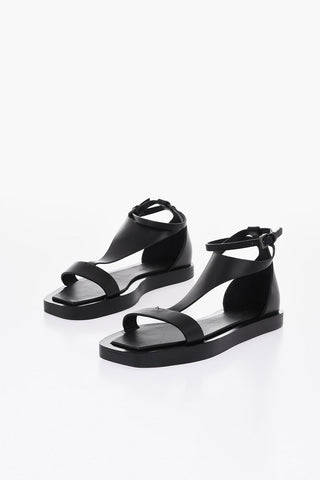 Sandali T-Bar VELAFLAT in Pelle