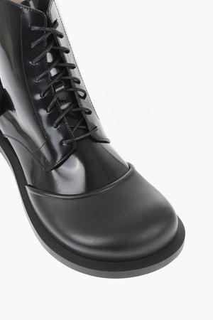 Stiefeletten aus gebürstetem Leder CAMPO mit Gummispitze