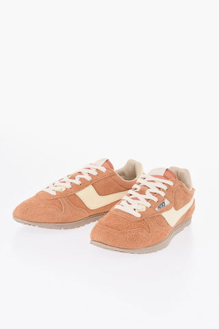 Suede Sneakers WINDSPIN With Contrast Detail