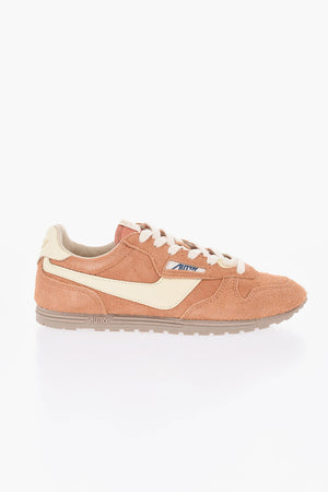 Suede Sneakers WINDSPIN With Contrast Detail