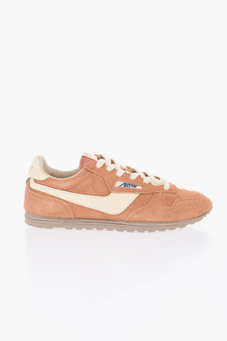 Suede Sneakers WINDSPIN With Contrast Detail