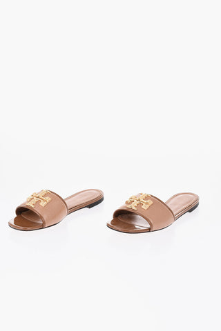 Leder-Slides ELEANOR mit Frontlogo