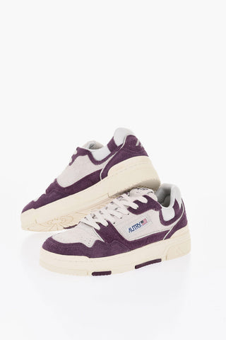Low-Top Two-Tone Suede Sneakers CLC