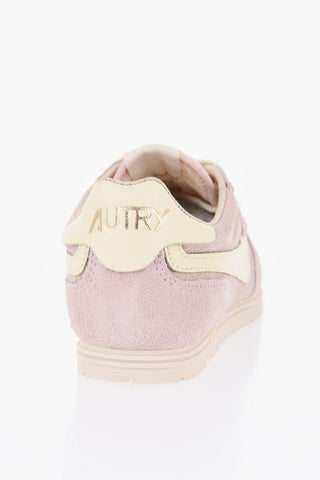 Suede Sneakers WINDSPIN With Contrast Detail