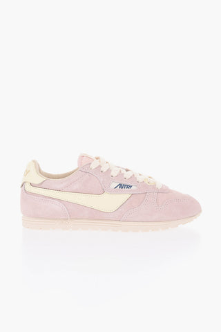 Suede Sneakers WINDSPIN With Contrast Detail