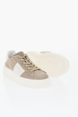 Low-top Suede Sneakers STRIPES NEW
