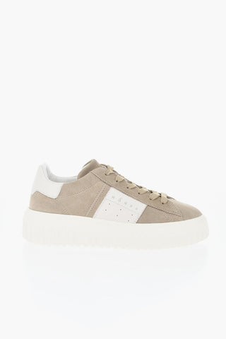 Low-top Suede Sneakers STRIPES NEW