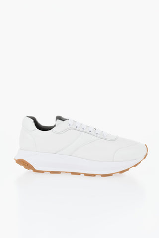 EARTHLY Sneakers Allacciate in Pelle con Suola in Gomma