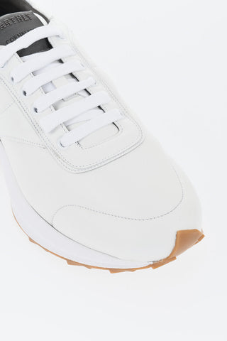 EARTHLY Sneakers Allacciate in Pelle con Suola in Gomma