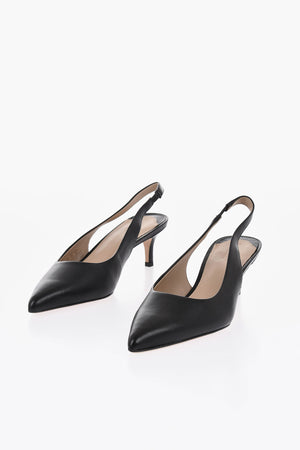 Leather Slingback Pumps LOLAH 5cm