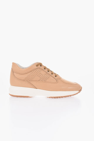 Sneakers INTERACTIVE in Pelle con Logo Traforato
