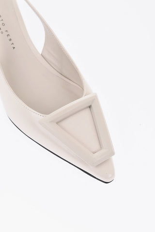 Leather Slingback Pumps DORIEN with 5cm Heel