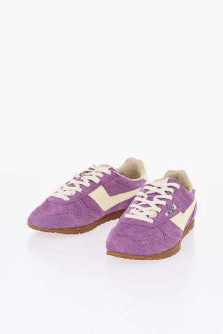 Suede Sneakers WINDSPIN With Contrast Detail