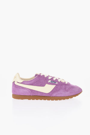 Suede Sneakers WINDSPIN With Contrast Detail