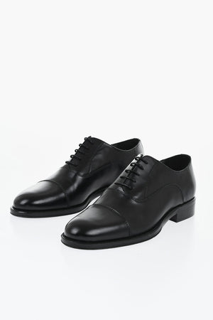 Leather Derby Shoes with Leather Sole