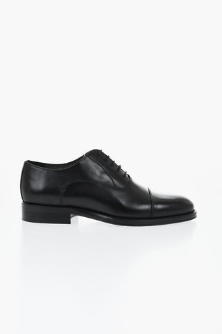 Leather Derby Shoes with Leather Sole