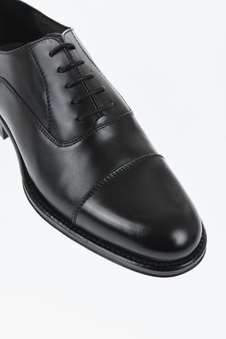 Leather Derby Shoes with Leather Sole