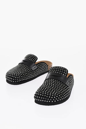 Mules Penny con Cristalli All-Over