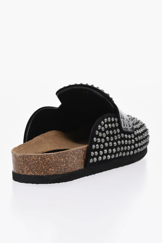 Mules Penny con Cristalli All-Over