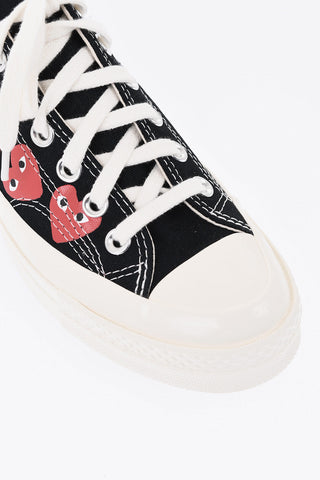 COMME DES GARCONS Low-Top Cotton Sneakers With Prints