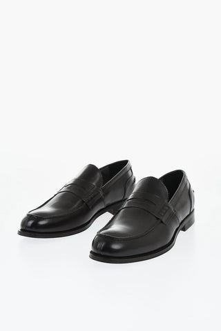 Penny-Loafer aus Leder mit Ledersohle