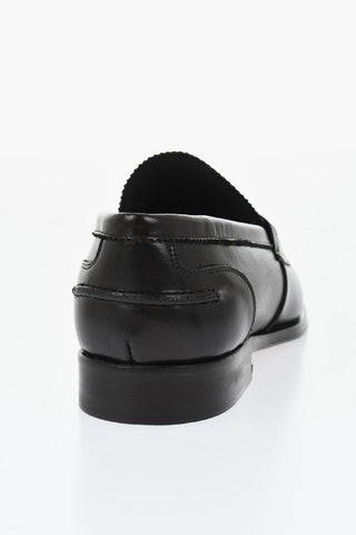 Penny-Loafer aus Leder mit Ledersohle