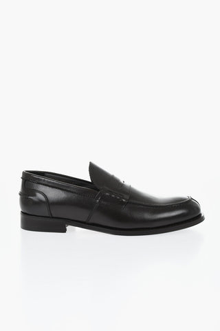 Penny-Loafer aus Leder mit Ledersohle
