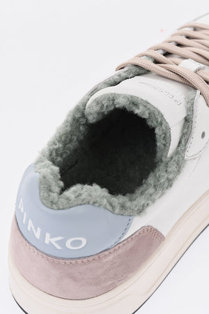 Leather Sneakers BONDY With Shearling Lining