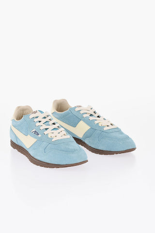 Suede Sneakers WINDSPIN With Contrast Detail