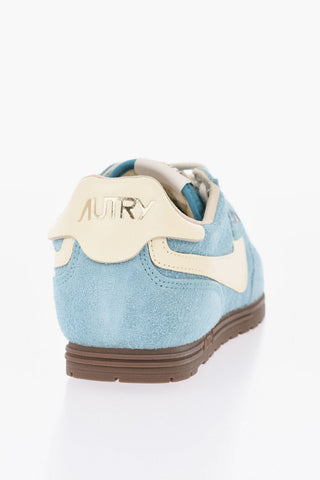 Suede Sneakers WINDSPIN With Contrast Detail
